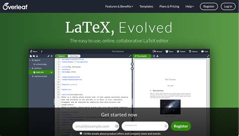 overleaf $|latex login.